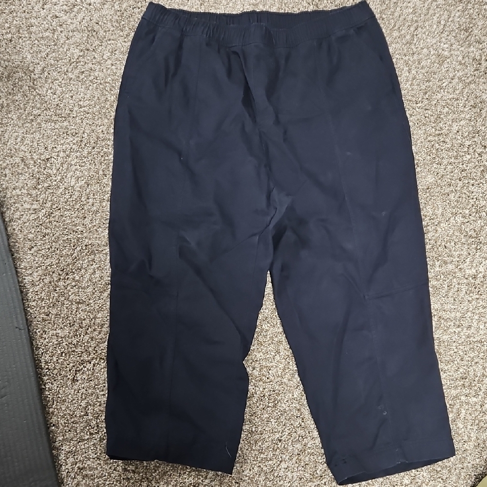Old Navy Navy Elastic Waist Barrel Pants